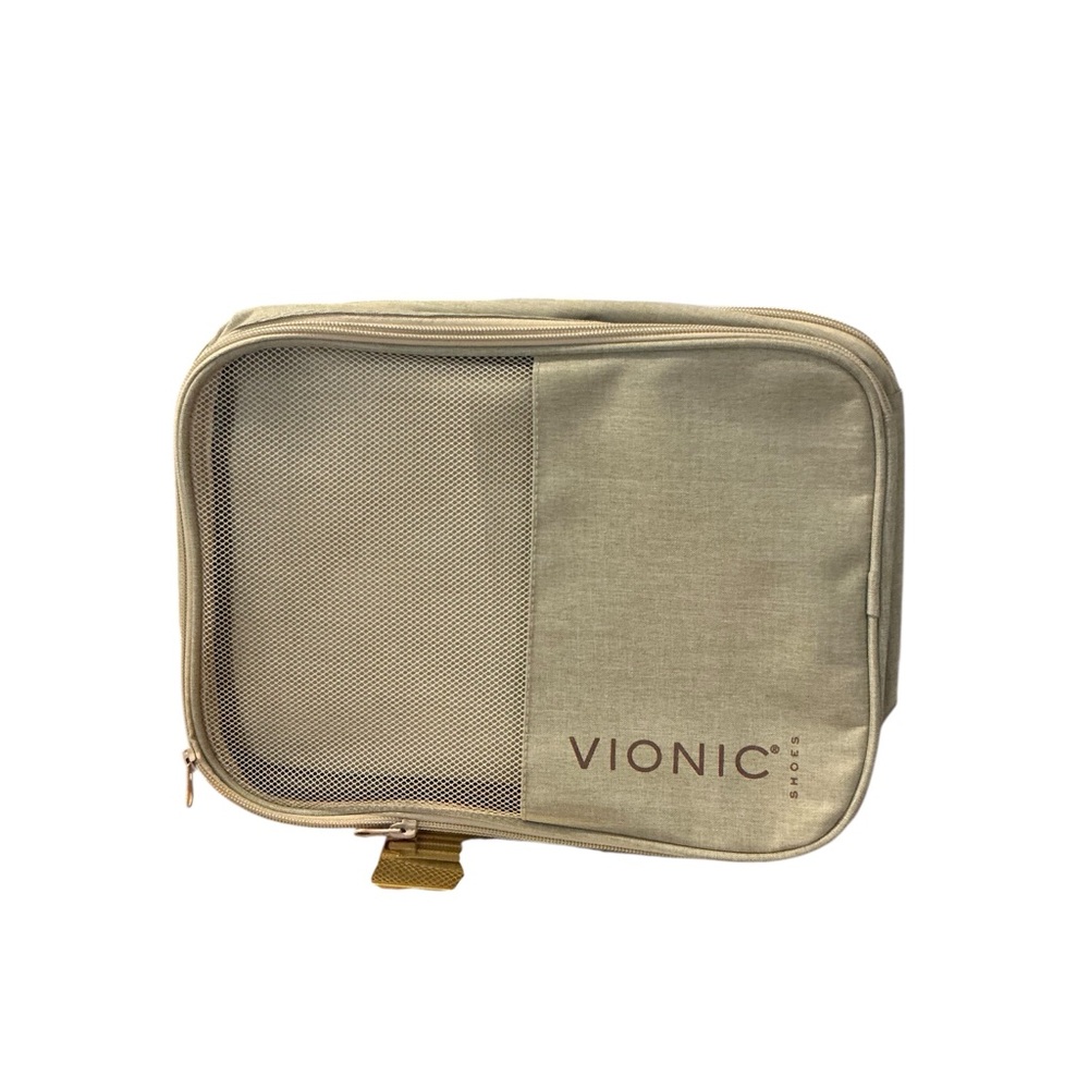 Vionic Tan‎ Travel shoes bag 12x9